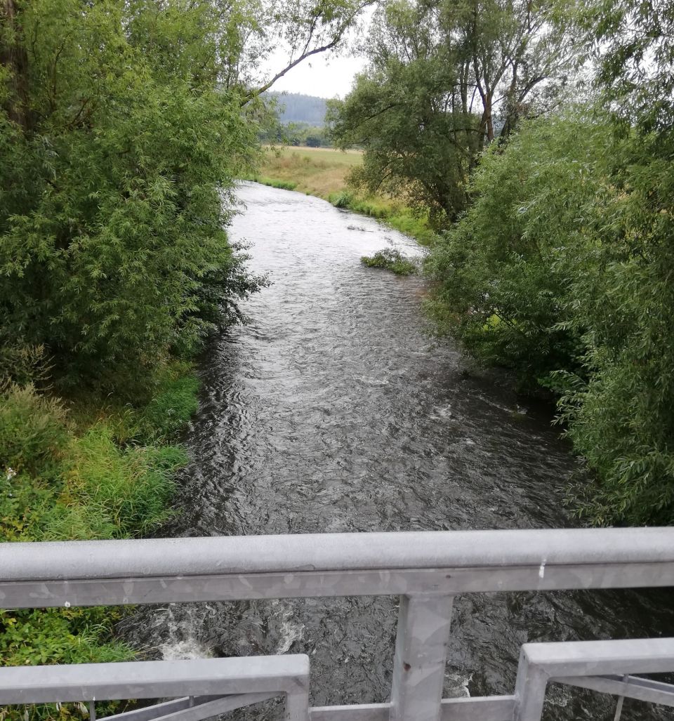 Moja rzeka Ohm w Hessji.
