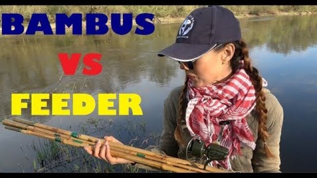 Dziewczyna z wędką: BAMBUS vs FEEDER